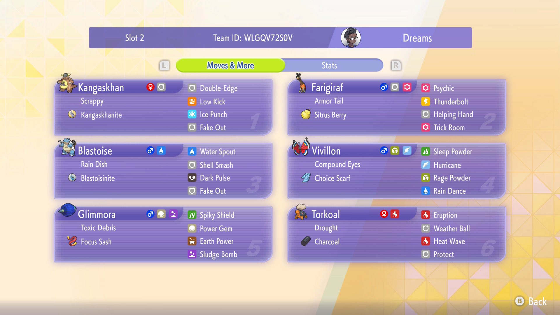 dreamsWGH's Kangaskhan Blastoise screenshot 1