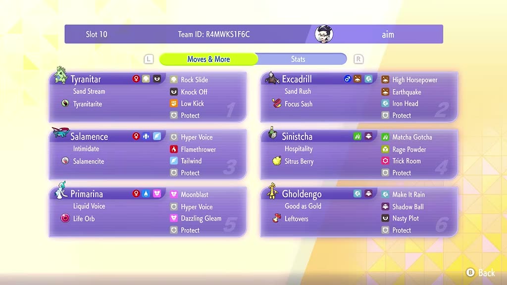 Brennan's Mega Tyranitar Sand Team preview