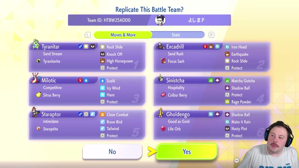 Yoshima P's Staraptor Sand Team screenshot 1