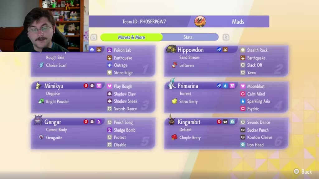 ChampionMads' Garchomp Gengar Singles preview