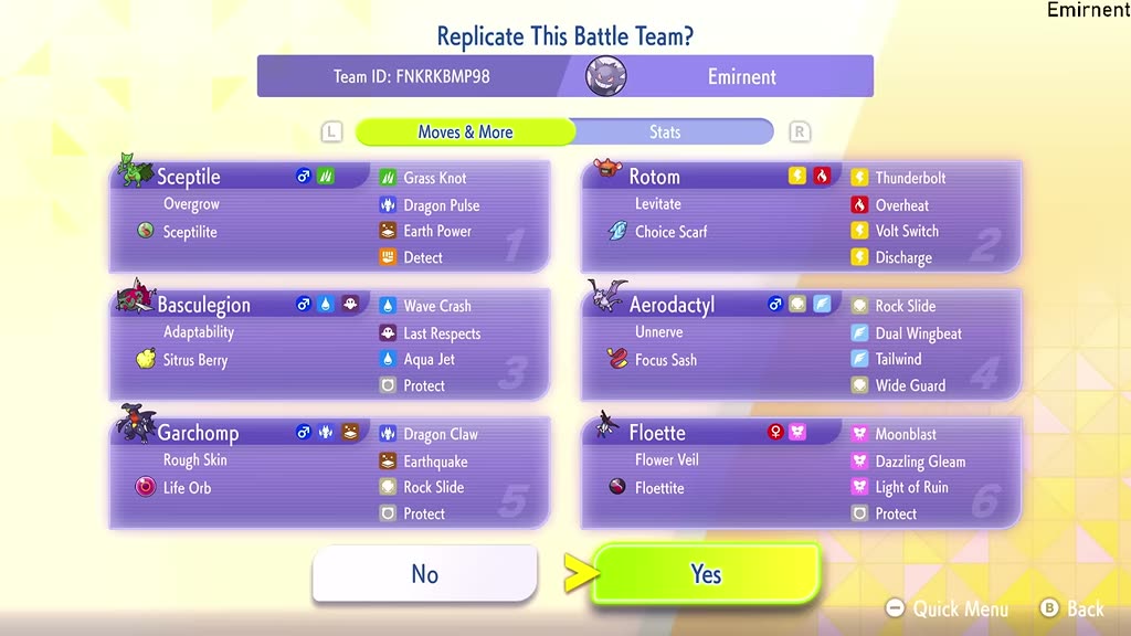 Emirnent's Mega Sceptile Balance preview