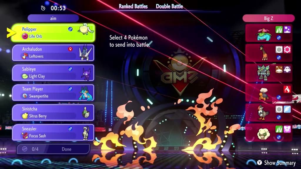 Pokeaim's Swampert Rain screenshot 2