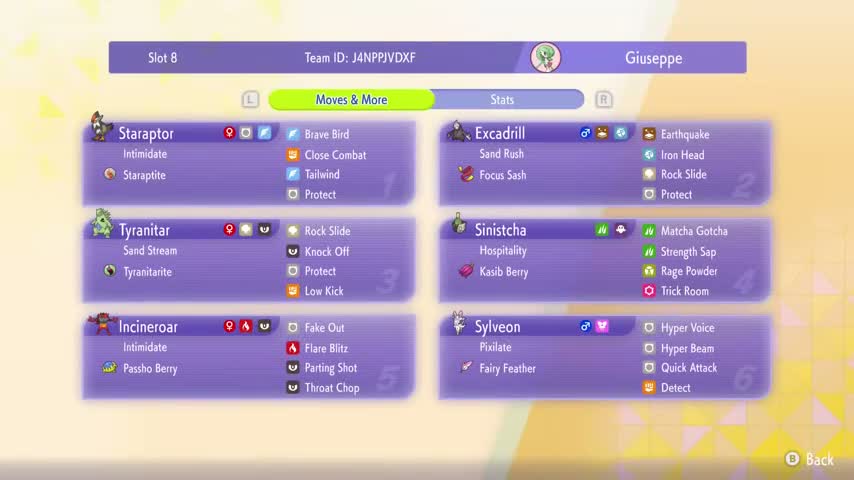 PokeGiuseppe's Staraptor Sand preview