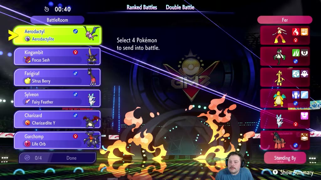TheBattleRoom's Aerodactyl Charizard Doubles screenshot 2