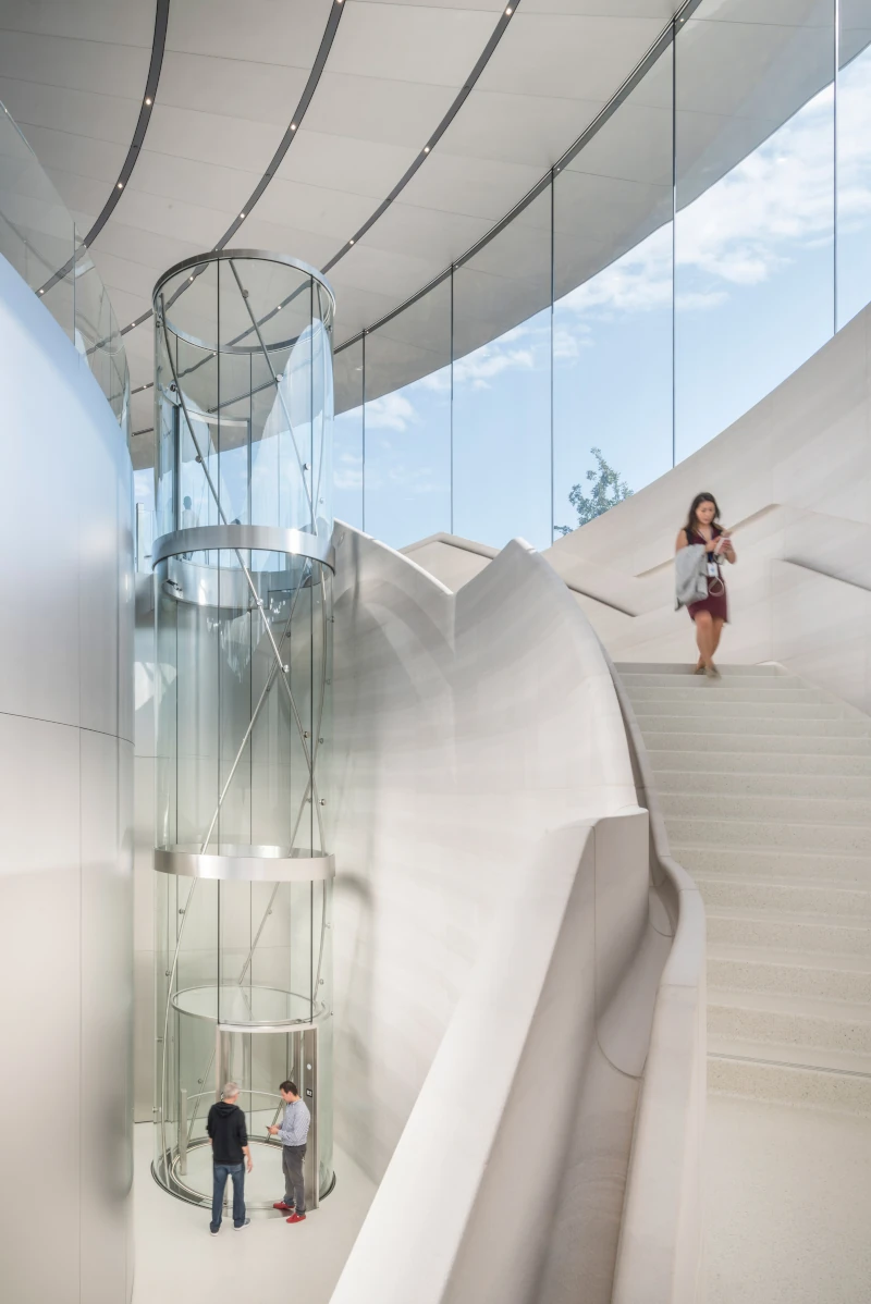 steve jobs terrazzo stairs