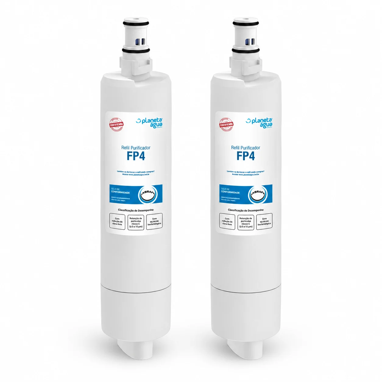 2 refis FP4 Planeta Água com bateria inclusa em cada refil