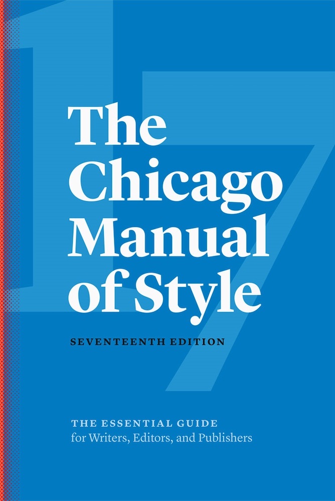 The Chicago Manual of Style cover