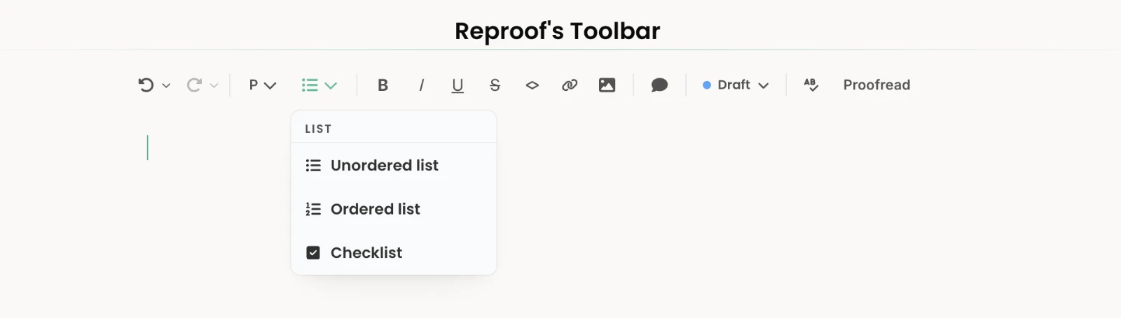 Formatting text