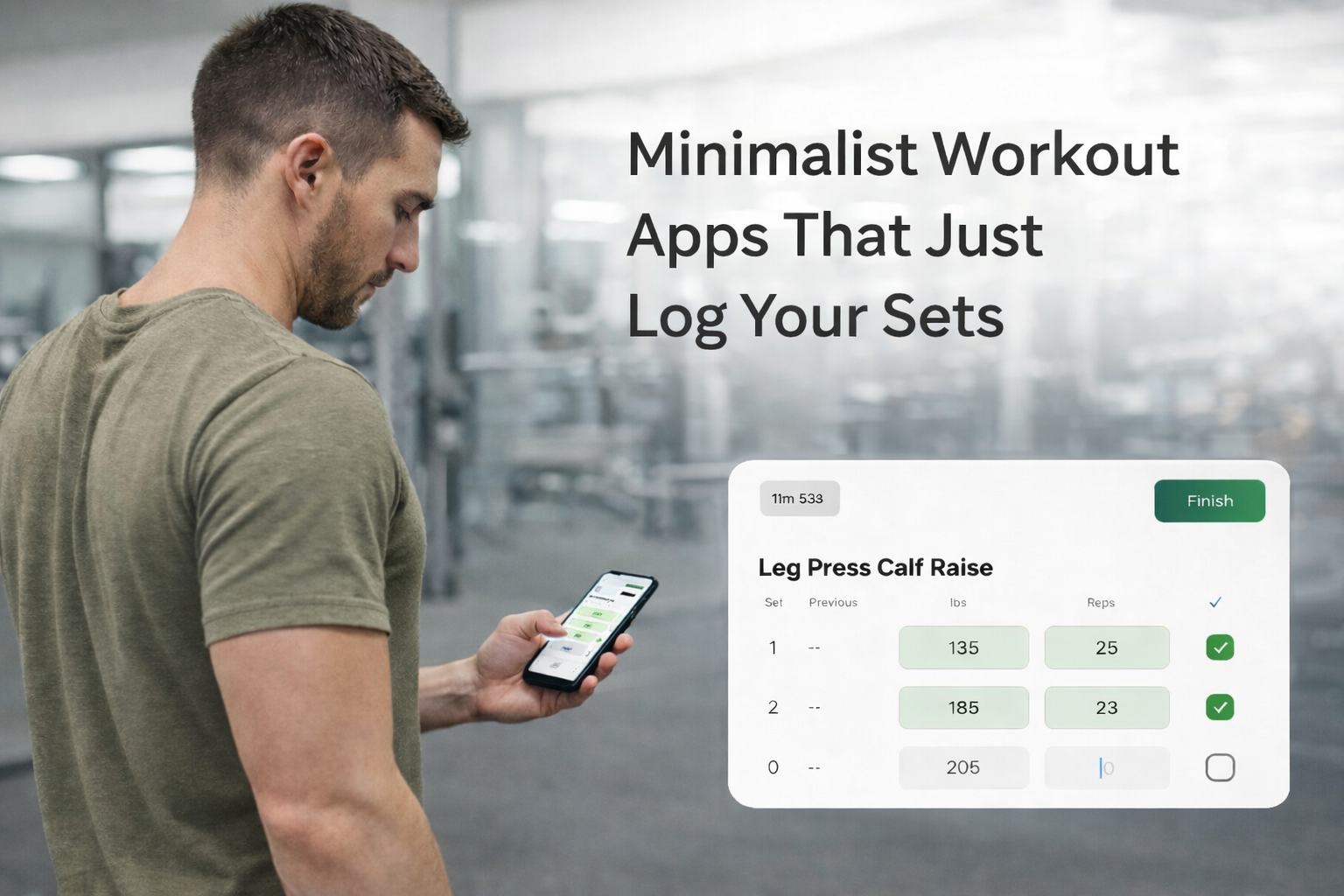 Minimalist Workout Apps That Just Log Your Sets (No Ads, No Bloat)