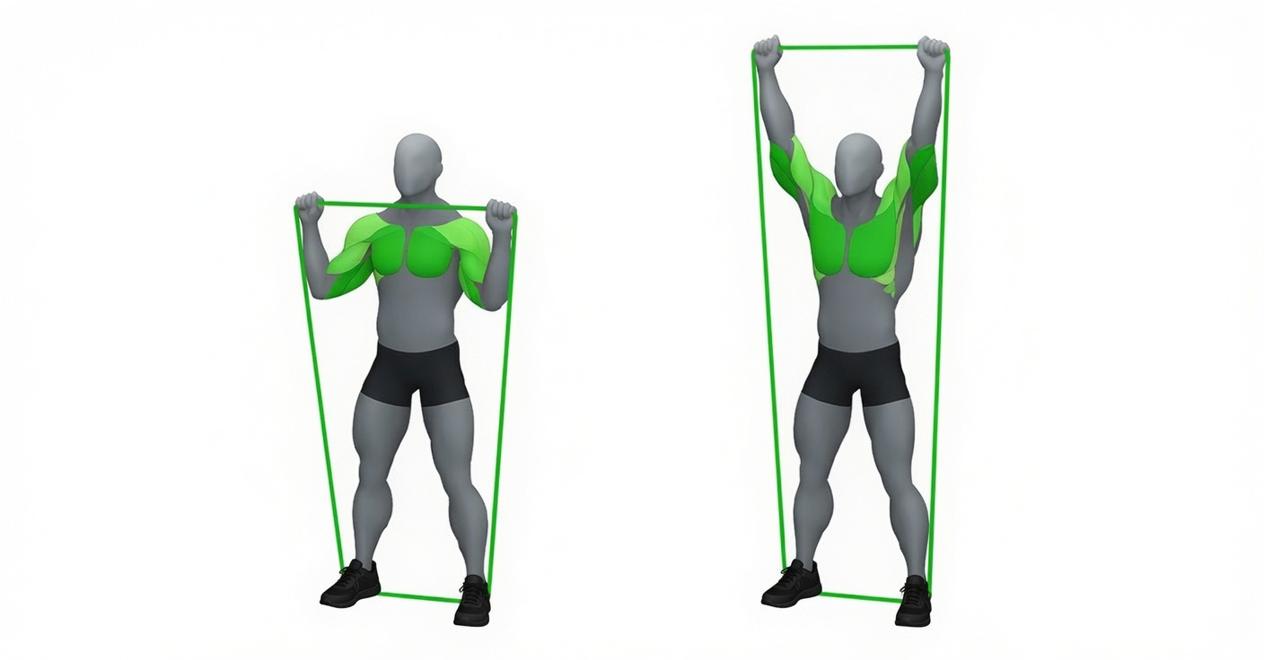 Overhead Press (Band) exercise demonstration