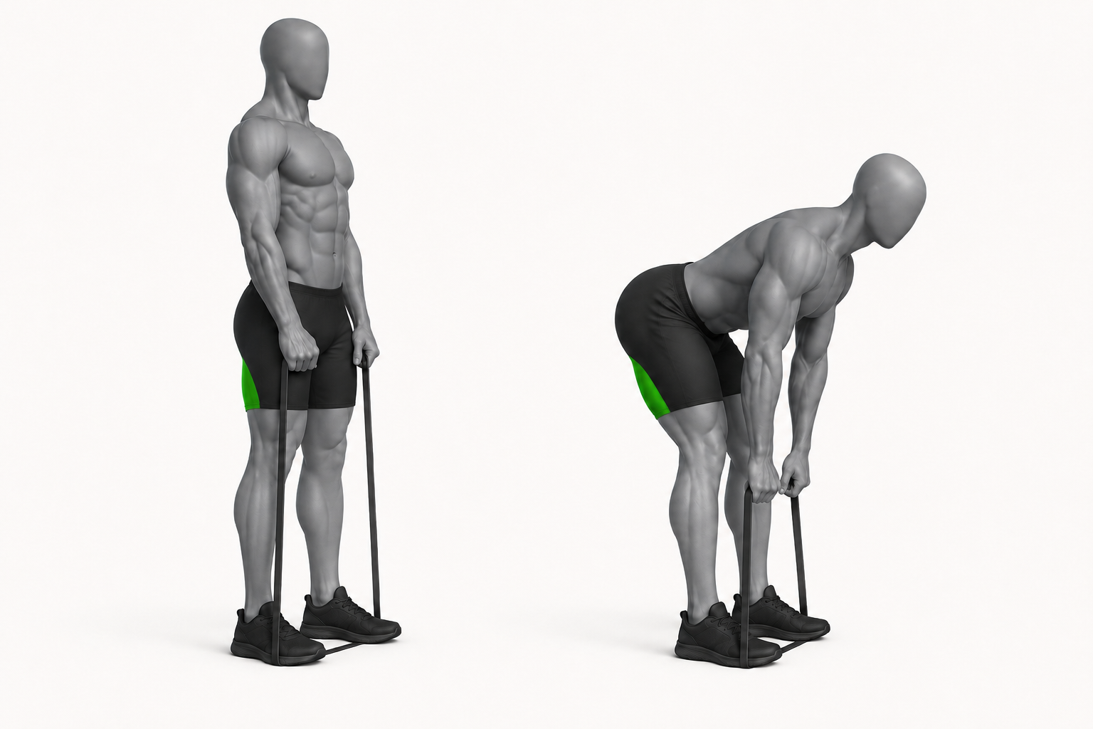 Romanian Deadlift (Band) exercise demonstration