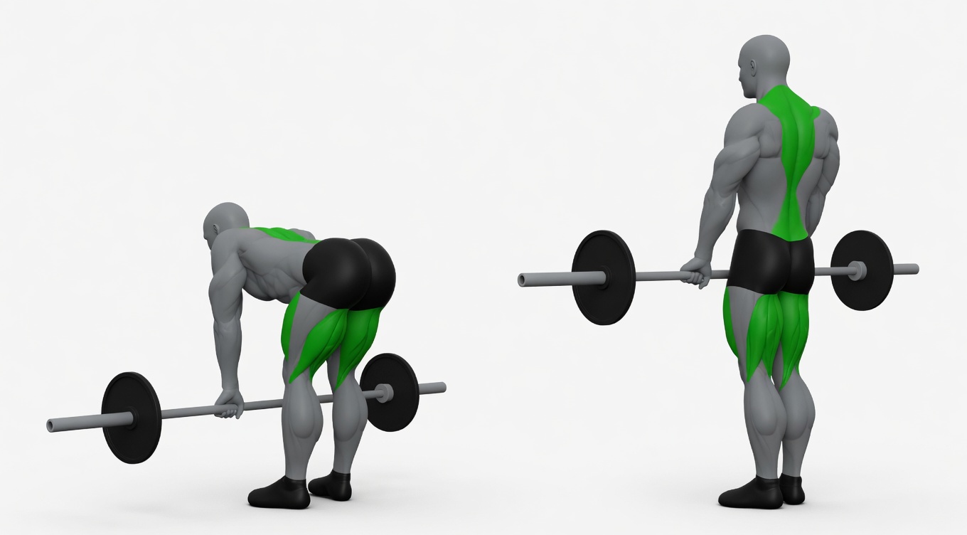 Romanian Deadlift (Barbell) exercise demonstration