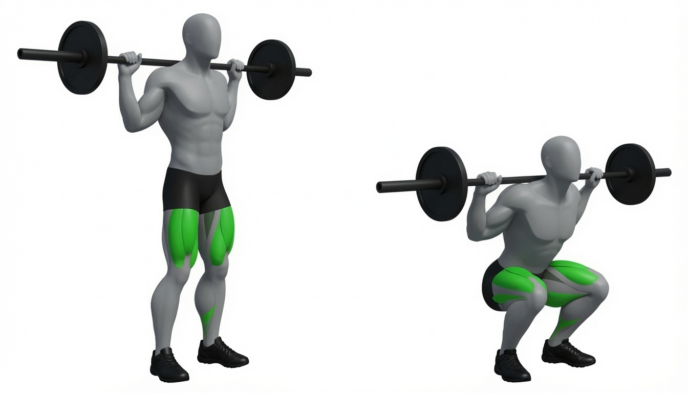 Back Squat (Barbell) exercise demonstration