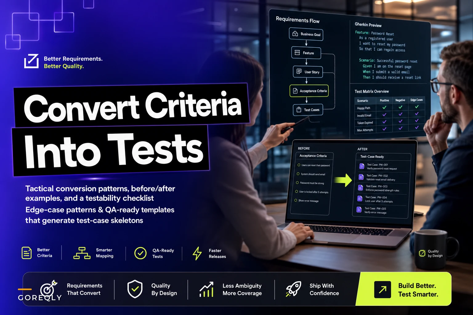 Acceptance criteria that break QA: patterns to convert criteria into test‑case‑ready templates