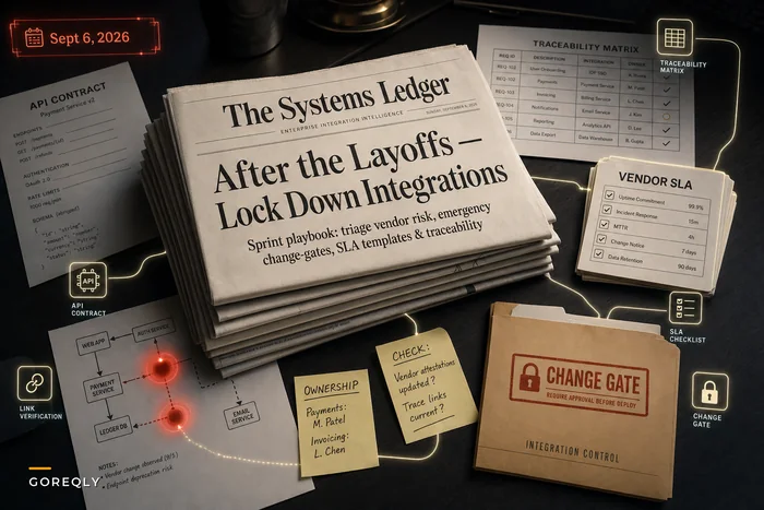 After the Layoffs: Lock Down Third‑Party Integrations and Traceability to Survive Vendor Churn