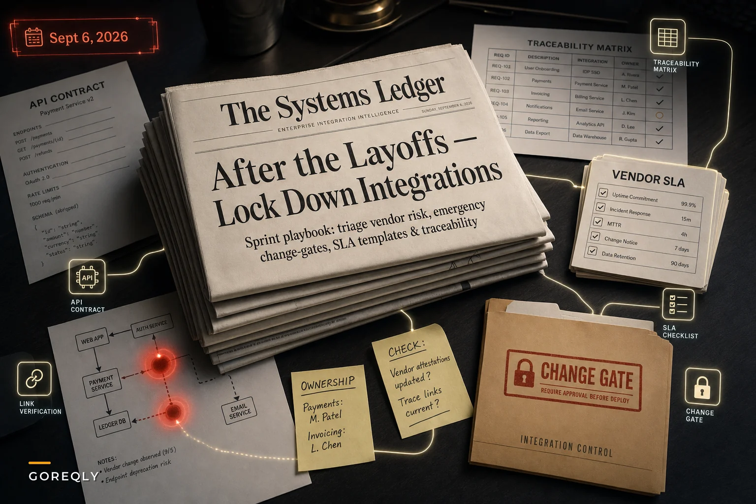 After the Layoffs: Lock Down Third‑Party Integrations and Traceability to Survive Vendor Churn