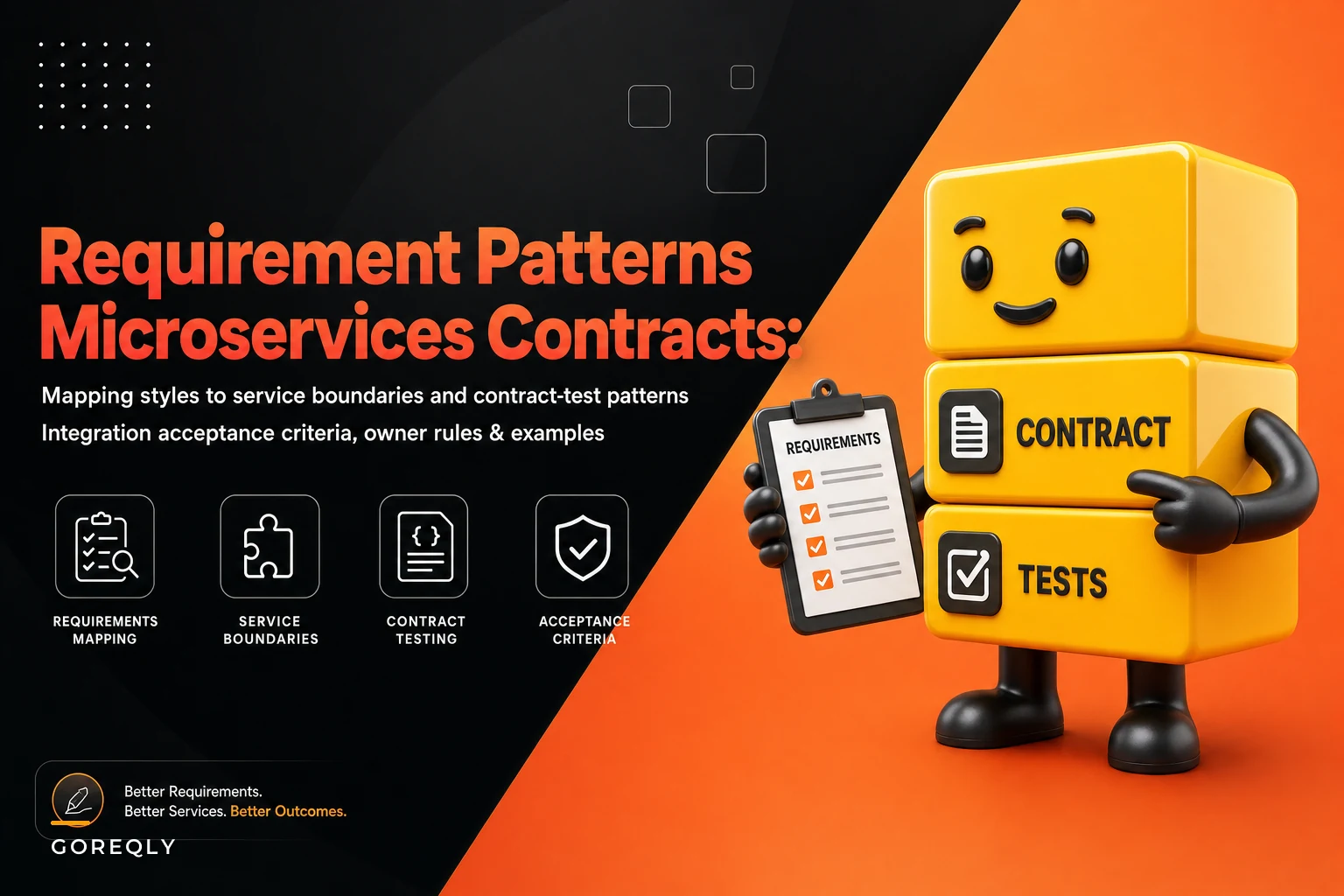 Requirement patterns for microservices: contracts, owners and integration acceptance criteria
