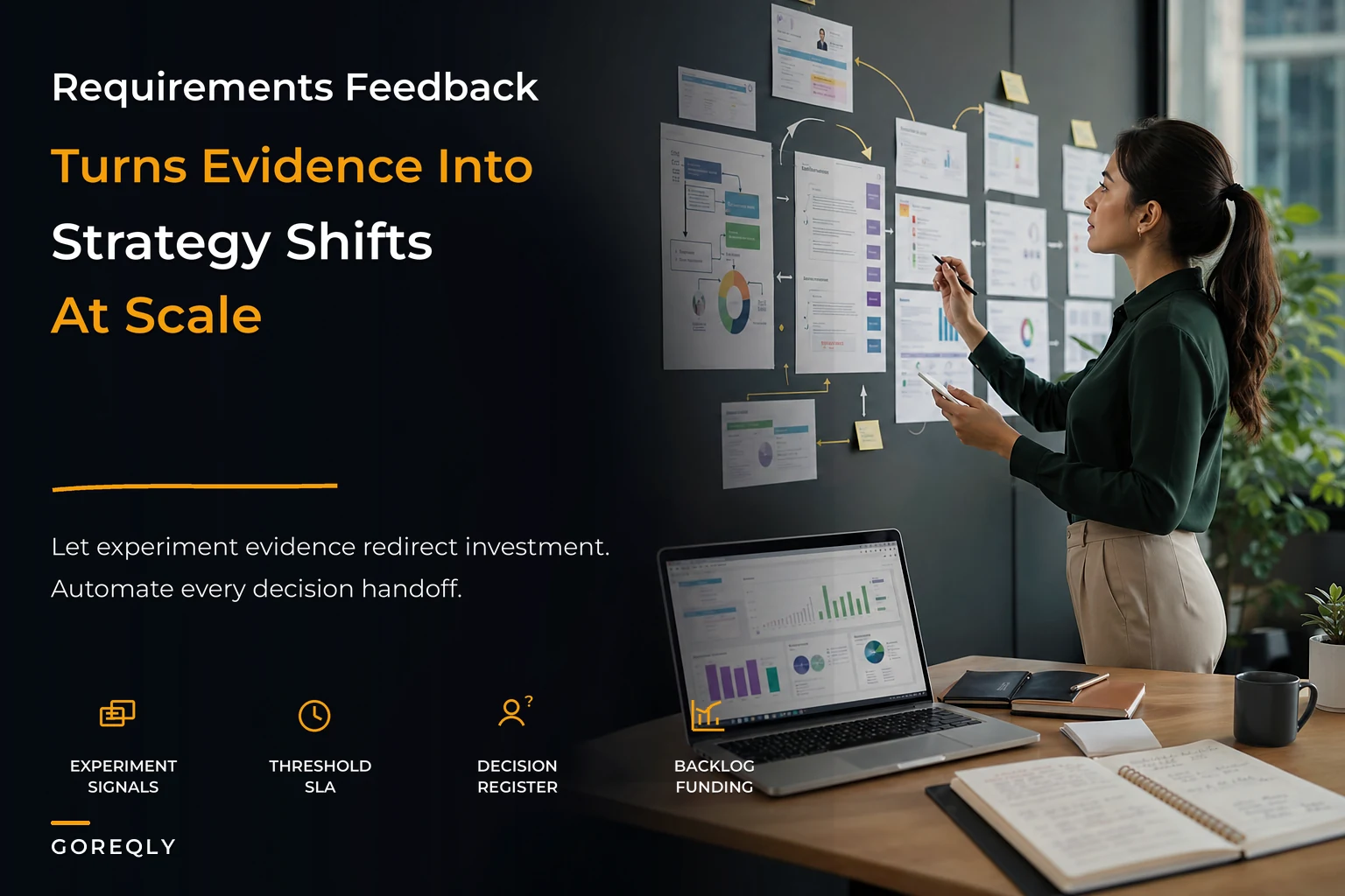 Requirements-to-value feedback loops that shift product strategy at scale