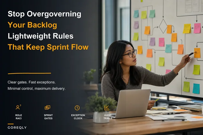 Stop overgoverning your backlog: a lightweight requirements governance blueprint for iterative teams