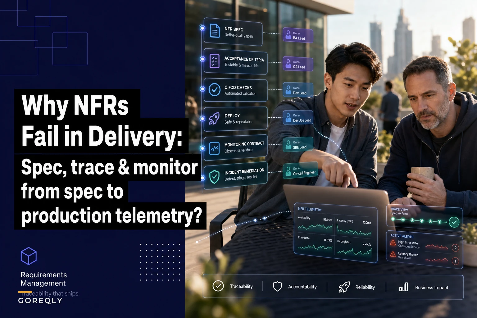 Why NFRs fail in delivery — how to spec, trace and monitor non-functional requirements