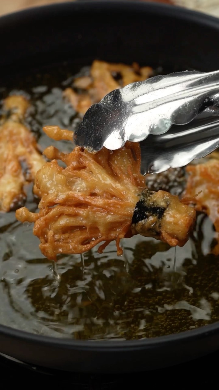 Puasa Hari 18 - Cendawan Enoki Celup Tepung thumbnail
