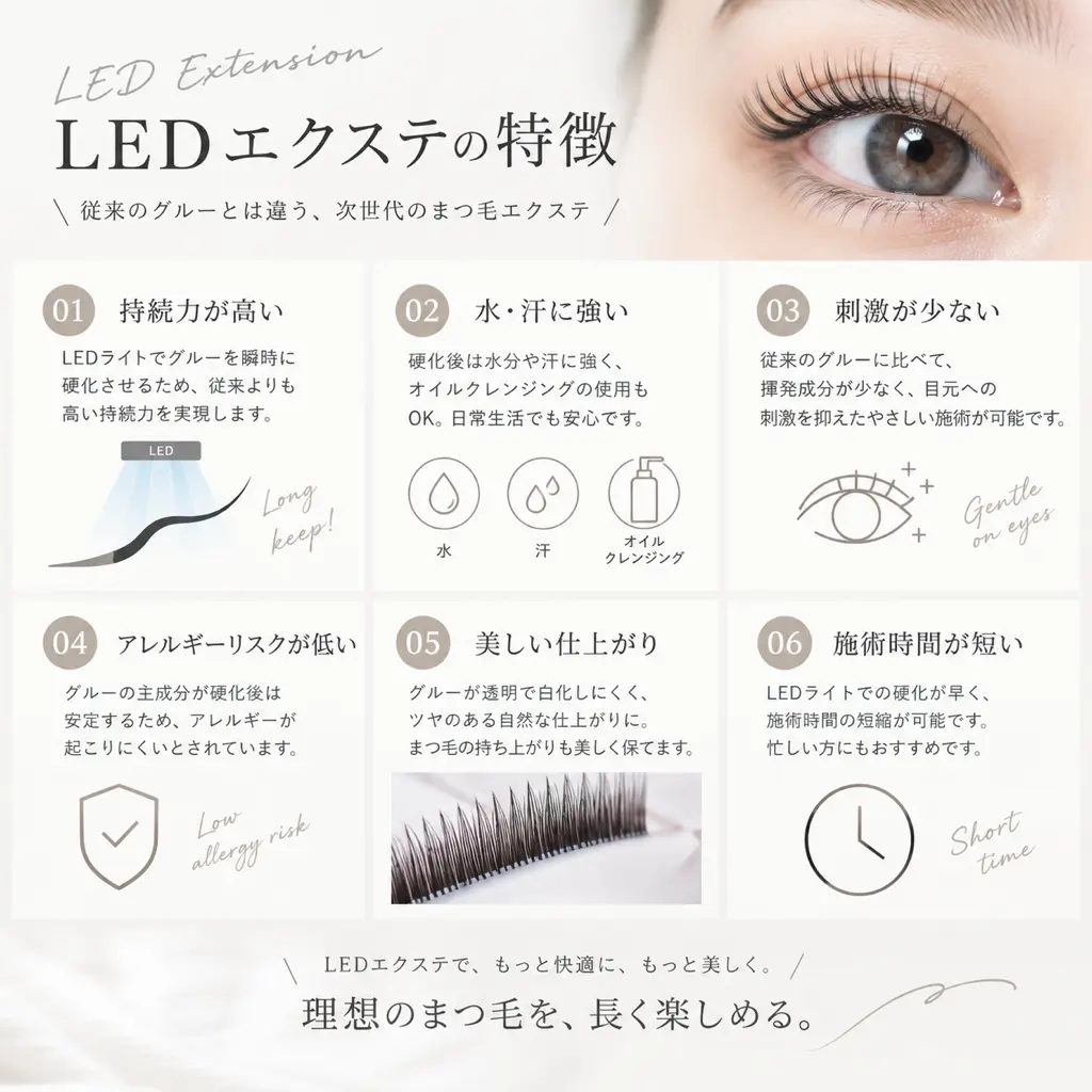 【エクステオプション】LEDへ変更