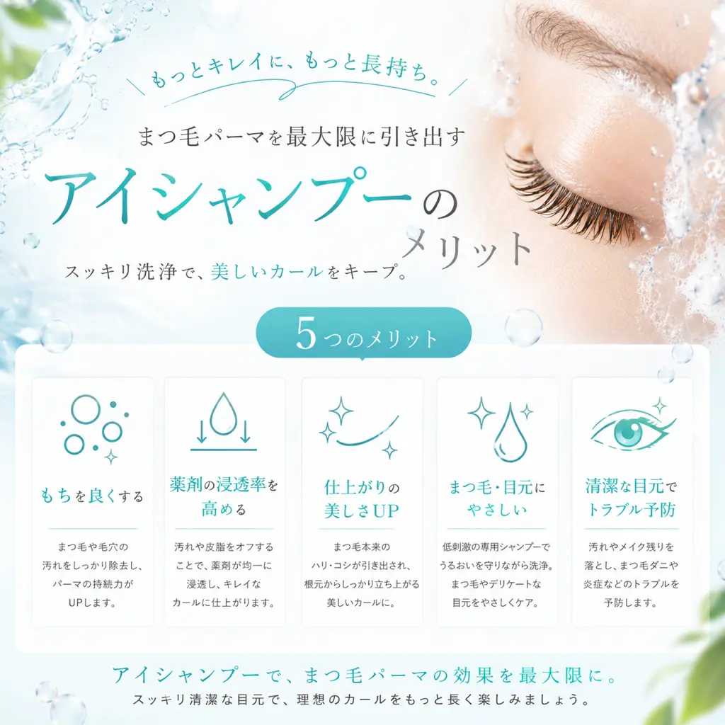 【ラッシュリフトオプション】ダブルケアアイシャンプー