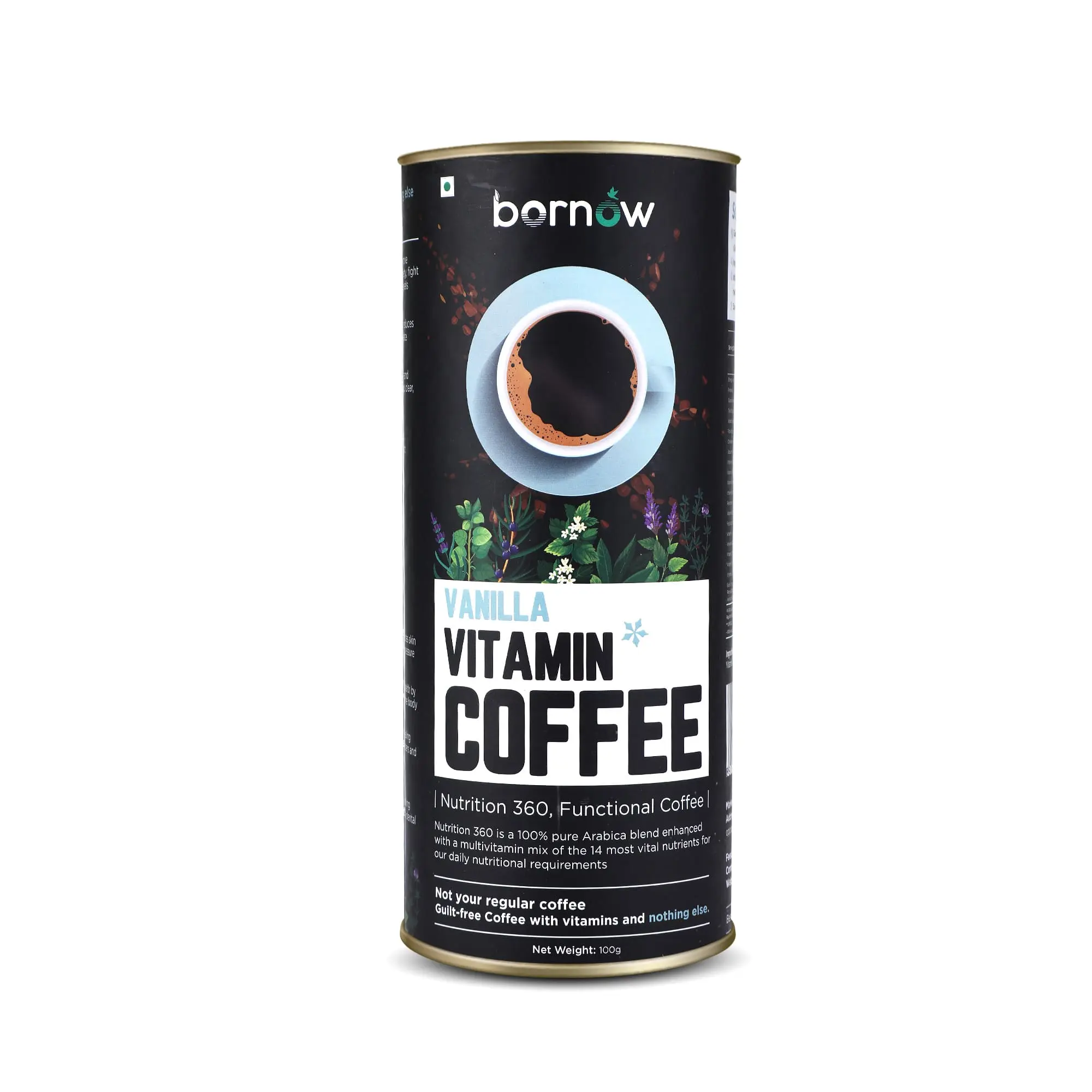 100g, Vanilla Vitamin Coffee