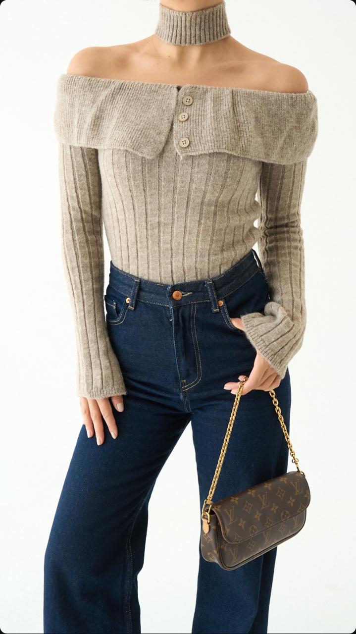 One size wool blouse 2
