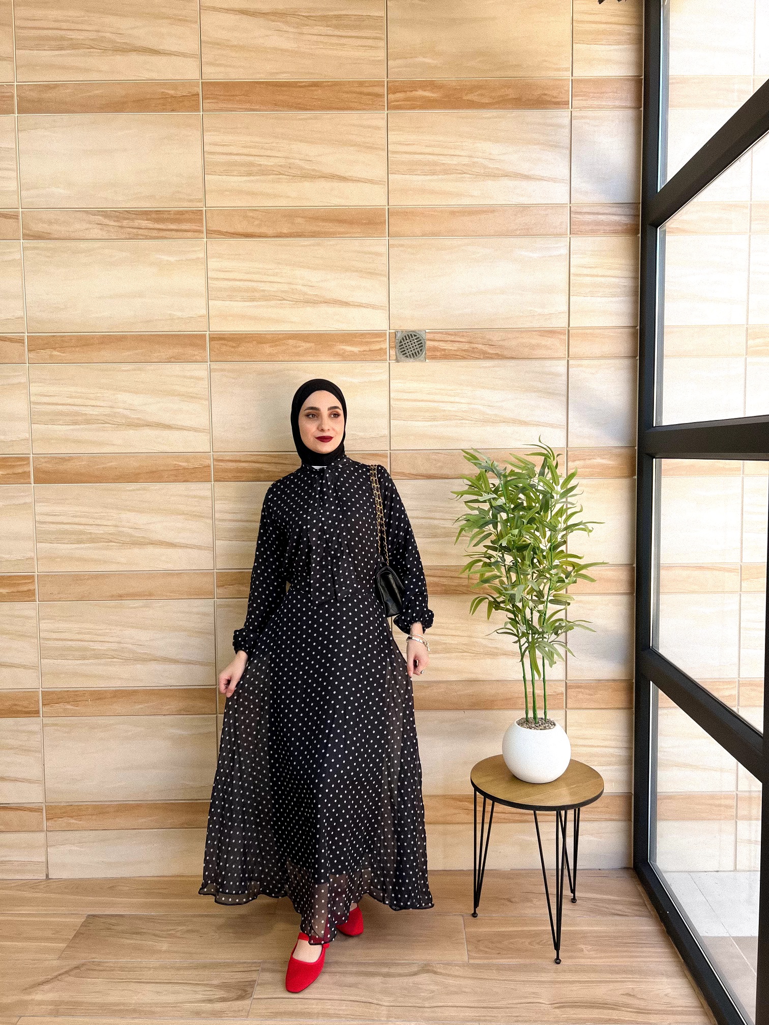 Full lined chiffon skirt set