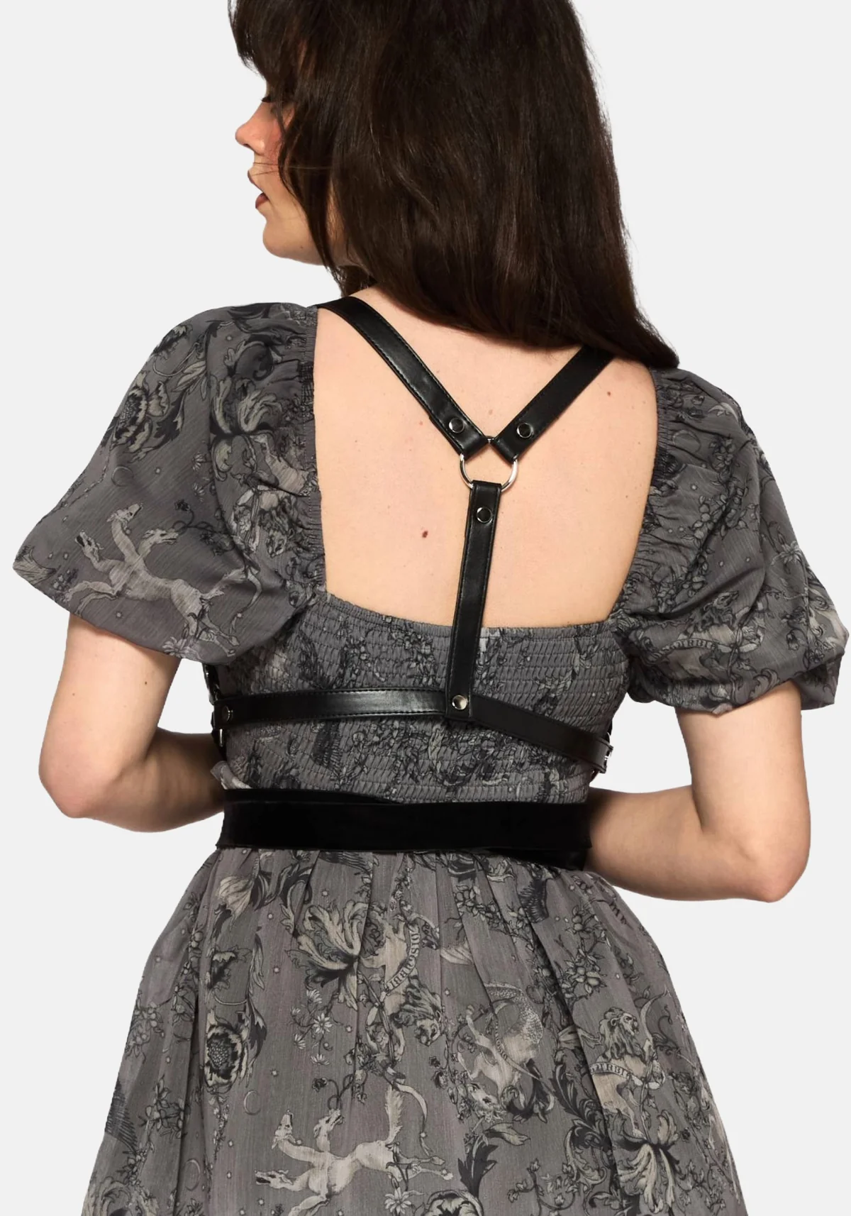 Natalia Ribbon Wrap Harness 3