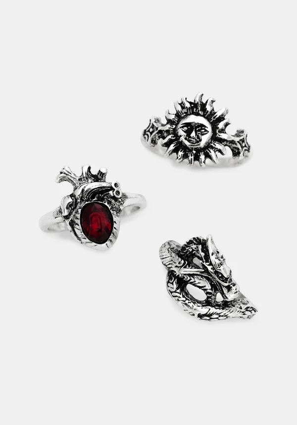Corium Anatomical Chain Rings Set of 3