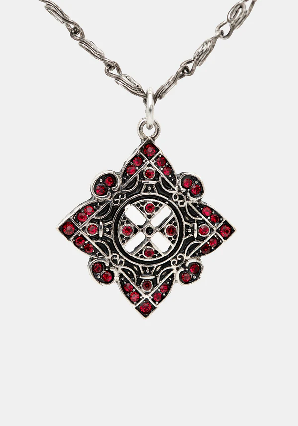 Gorthe Mixed Plate Charm Necklace hover