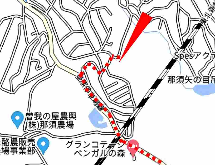 那須町豊原乙の中古戸建の周辺地図