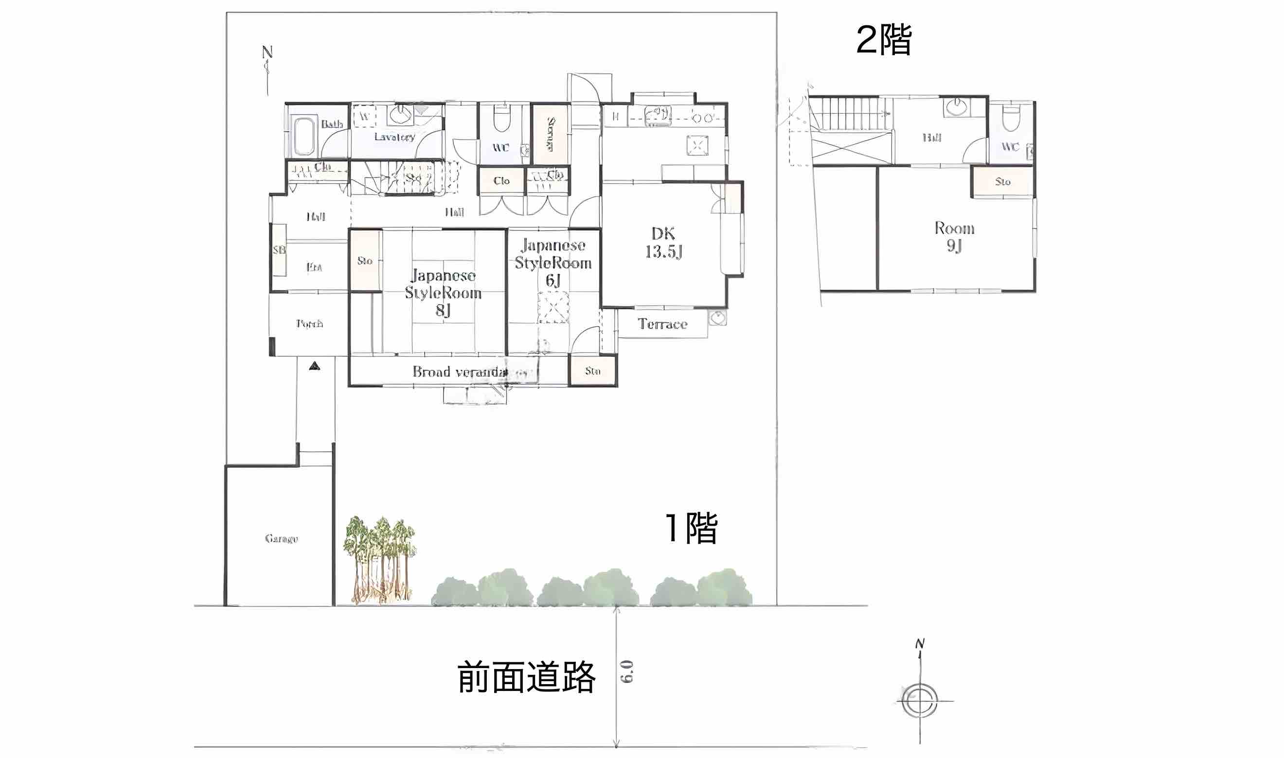 南房総・御宿西武グリーンタウンの中古戸建の間取り