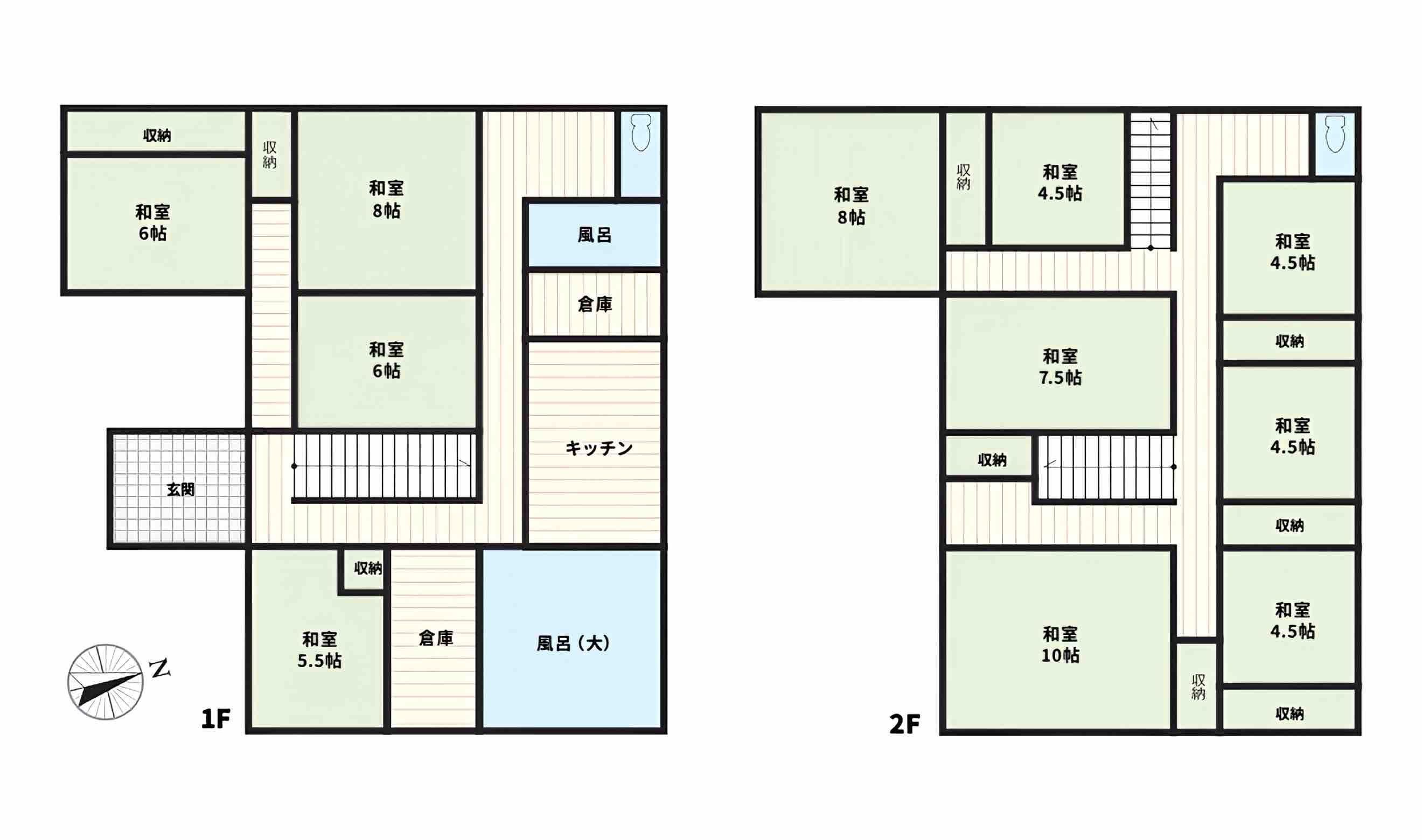 静岡県加茂郡西伊豆町仁科の中古戸建の間取り