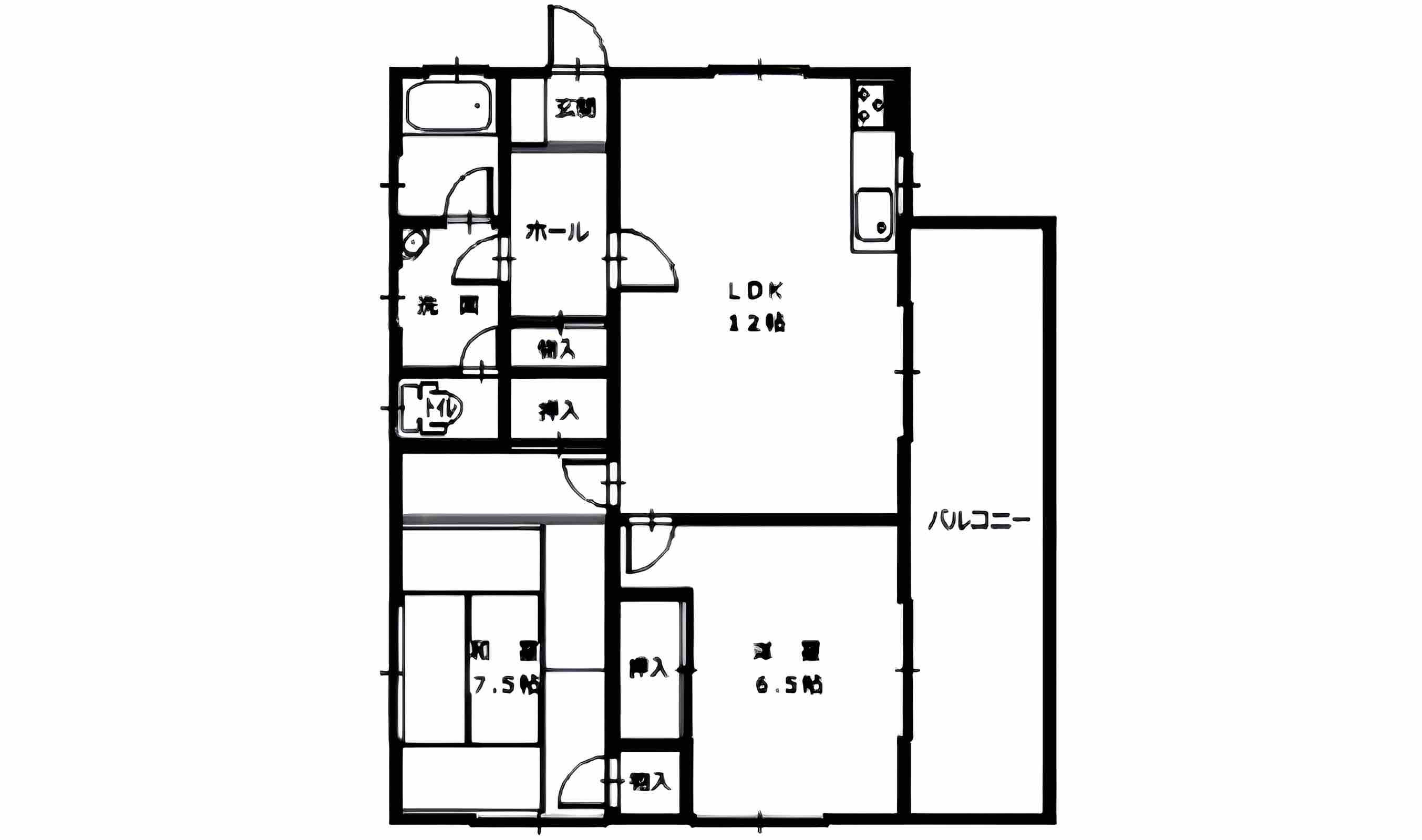 あかざわ恒陽台別荘の中古戸建の間取り