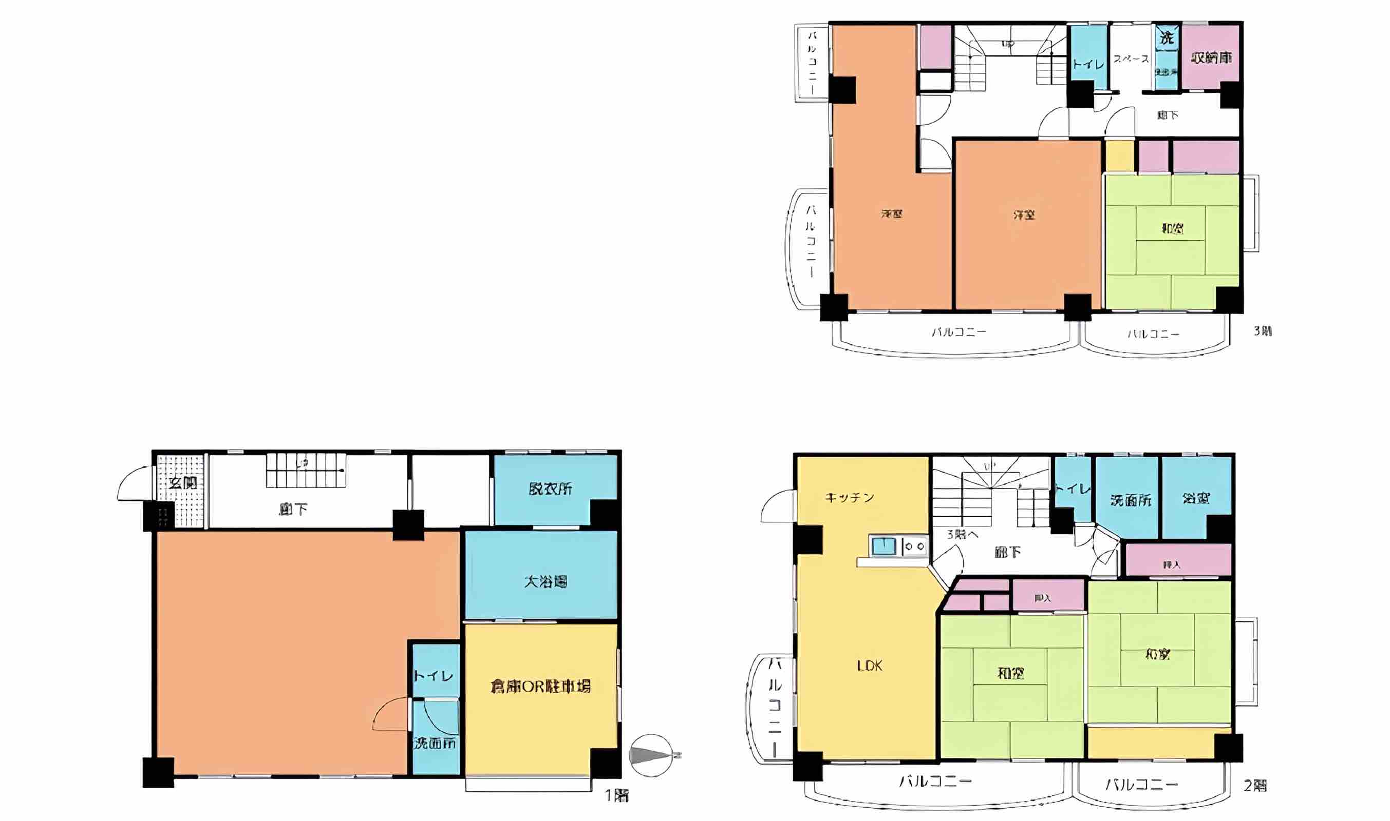 伊豆多賀の中古戸建の間取り