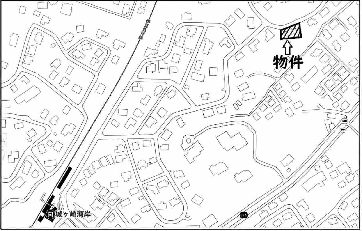 伊東市富戸の中古戸建の地図