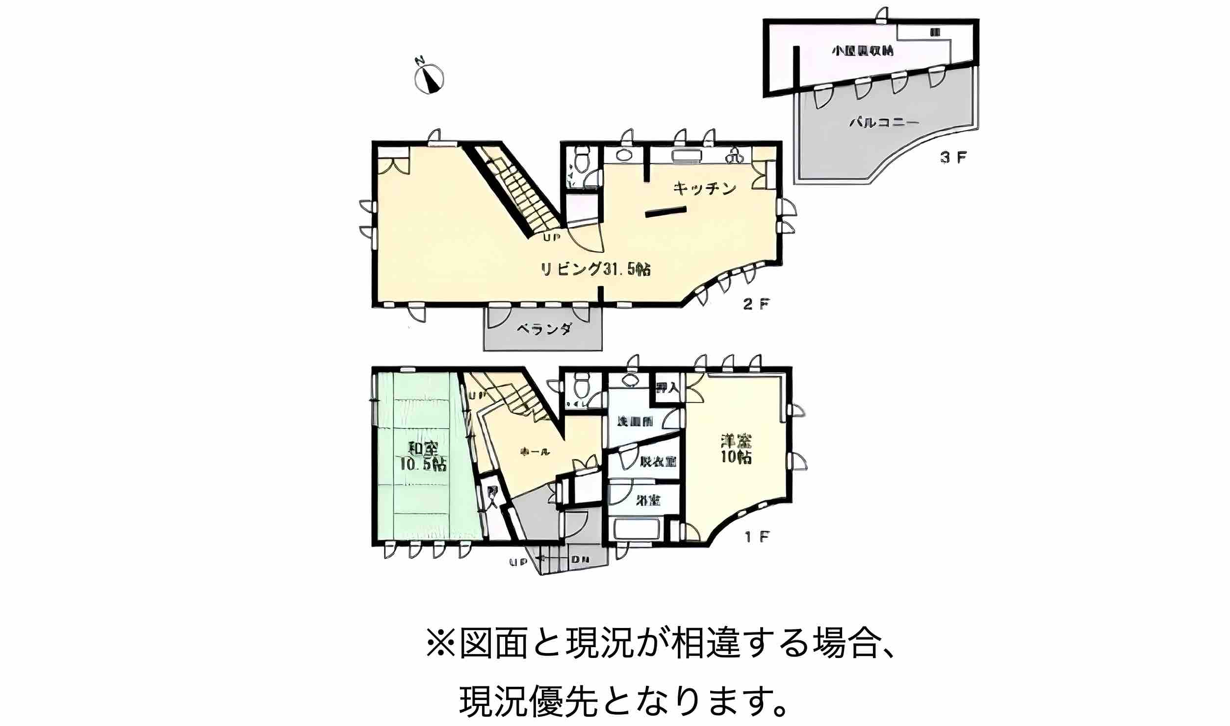 静岡県伊東市八幡野の中古戸建の間取り