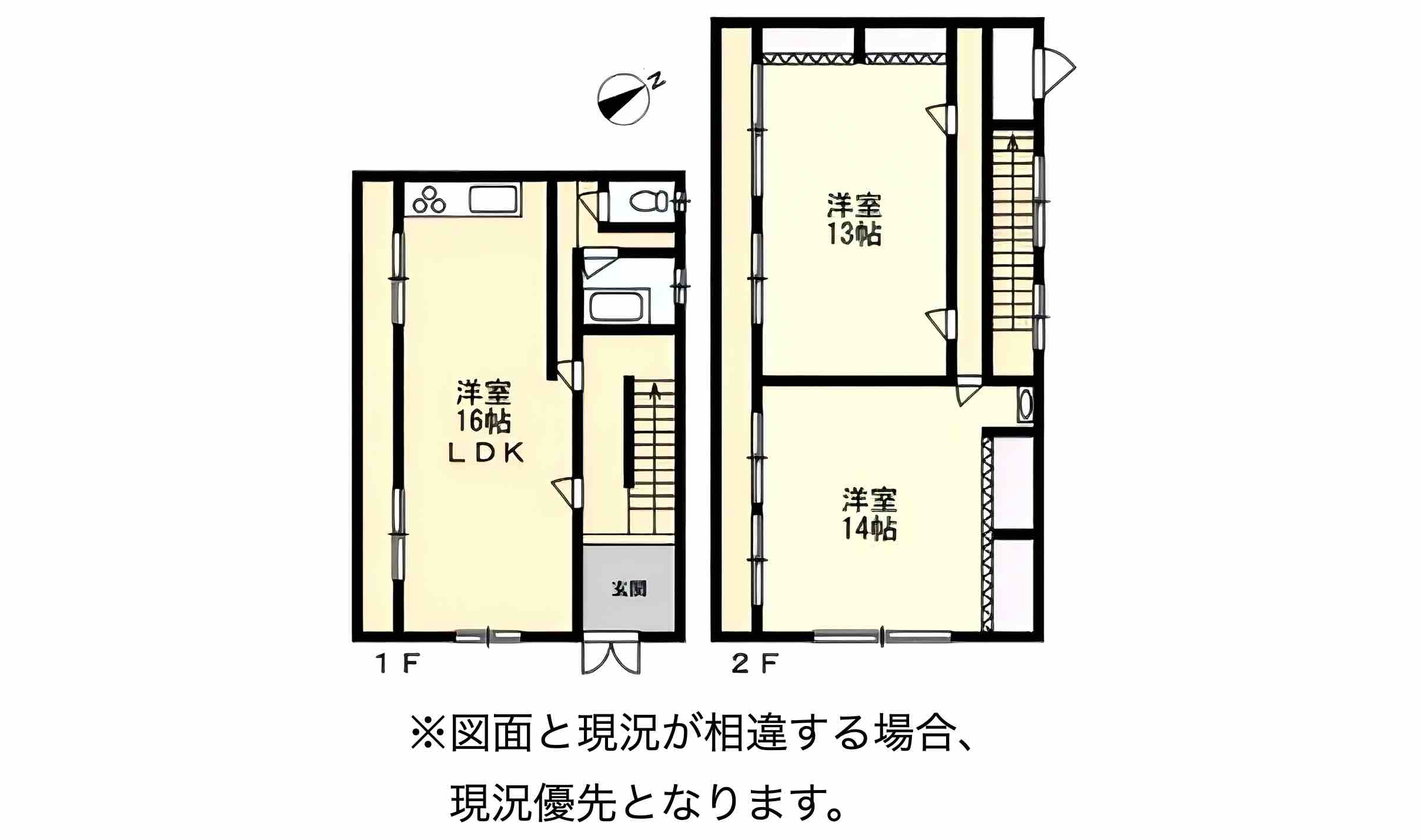 伊東市赤沢の中古戸建の間取り