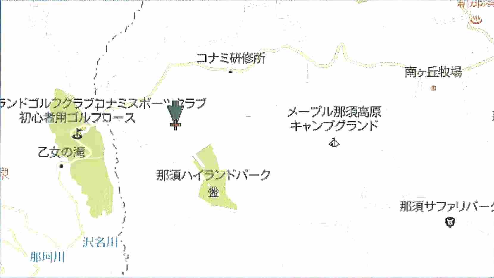 那須町高久乙の中古物件の地図