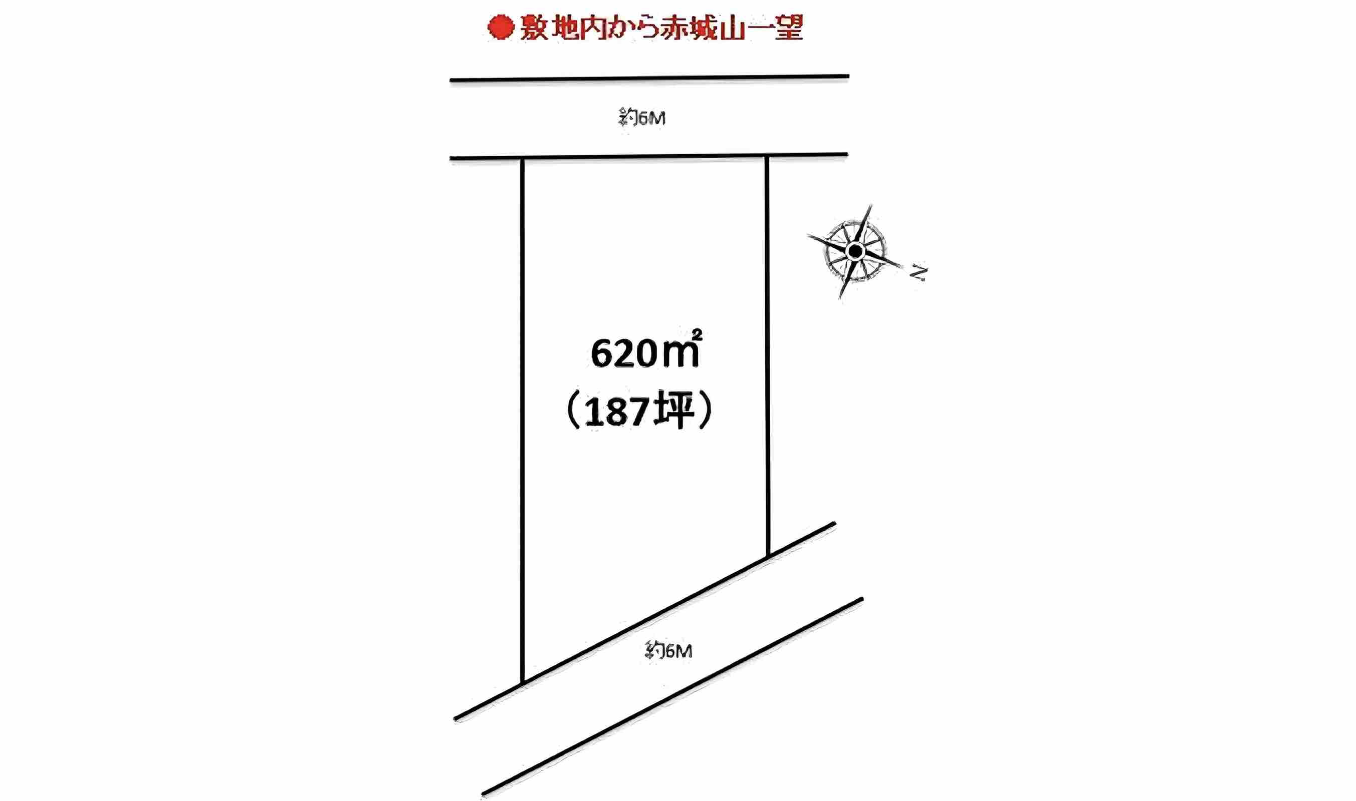 渋川市渋川の土地の区画図
