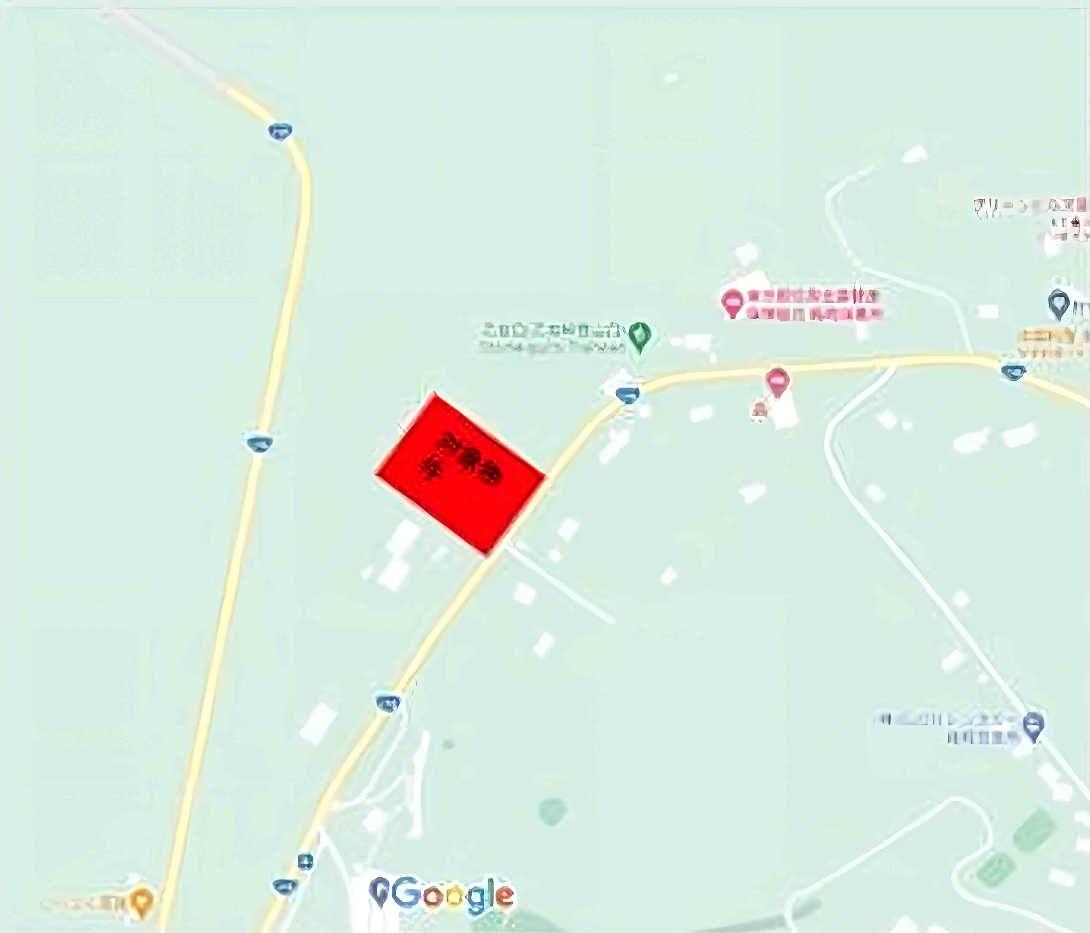 箱根町仙石原の土地の地図