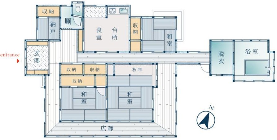 足柄下郡湯河原町宮上 戸建の間取り