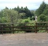 熱海中古戸建のウッドデッキ