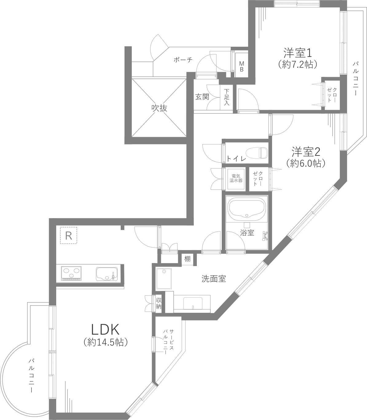 マイキャッスルの間取り