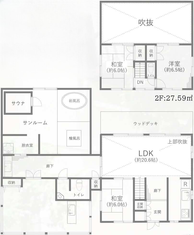 伊東市八幡野 戸建の間取り