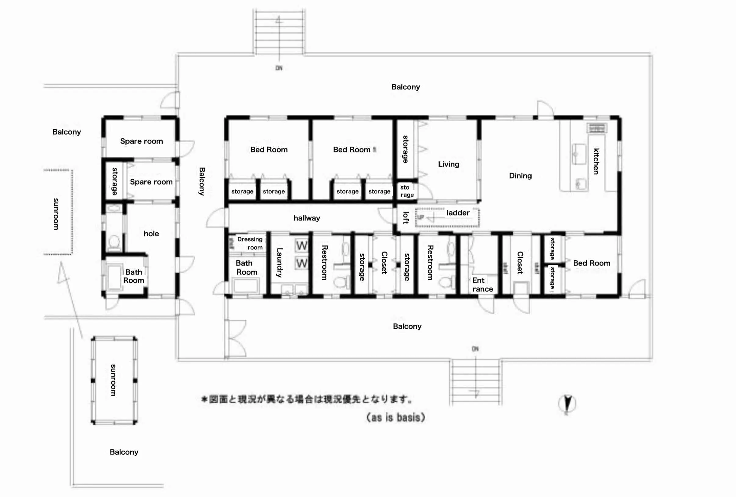 伊豆高原中古戸建の間取り