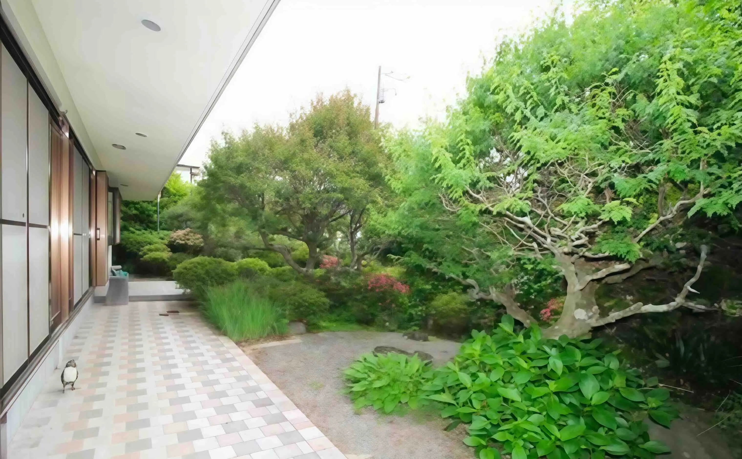 あかざわ恒陽台別荘の庭園